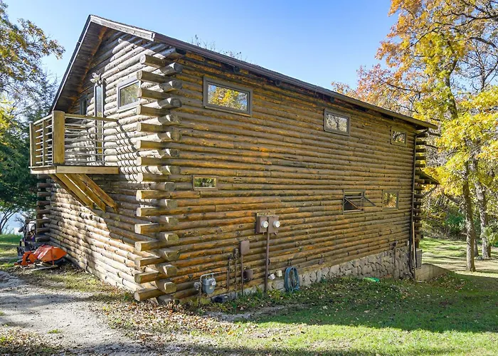 Private Beach! Lakefront Cabin In Panora
